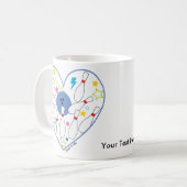 Tasse de coeur de bowling (Devant gauche)