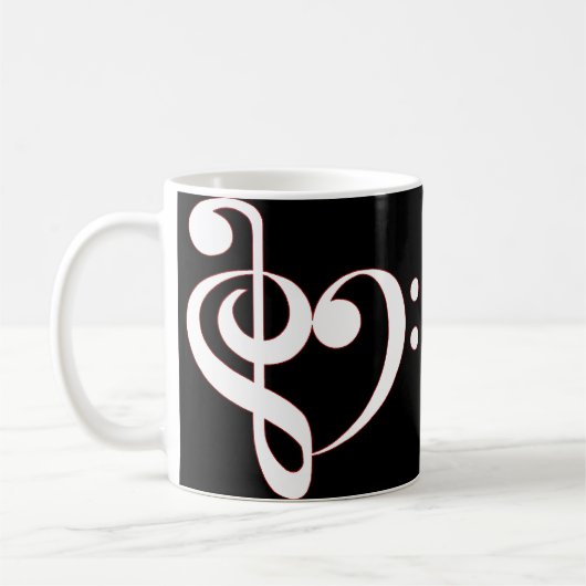 Tasse de coeur de clef (Gauche)