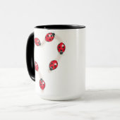 Tasse de coeur de coccinelle (Devant gauche)