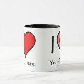 Tasse de coeur de Customizabe I (Centre)