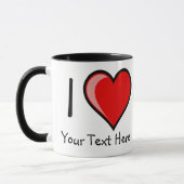 Tasse de coeur de Customizabe I (Gauche)