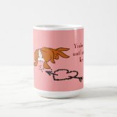 Tasse de coeur de dunette de lapin ! (Centre)