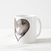 Tasse de coeur de furet (Devant droit)