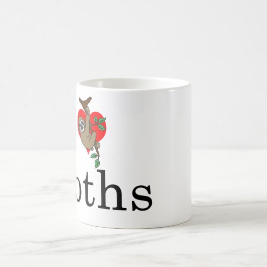 Tasse de coeur de paresse (Centre)