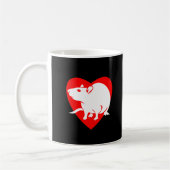Tasse de coeur de Rattitude (Gauche)