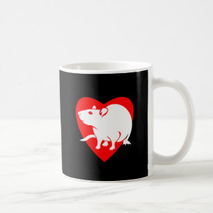 Tasse de coeur de Rattitude