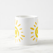 Tasse de coeur de soleil (Centre)