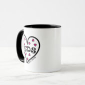 Tasse de coeur d'EDS (Devant gauche)