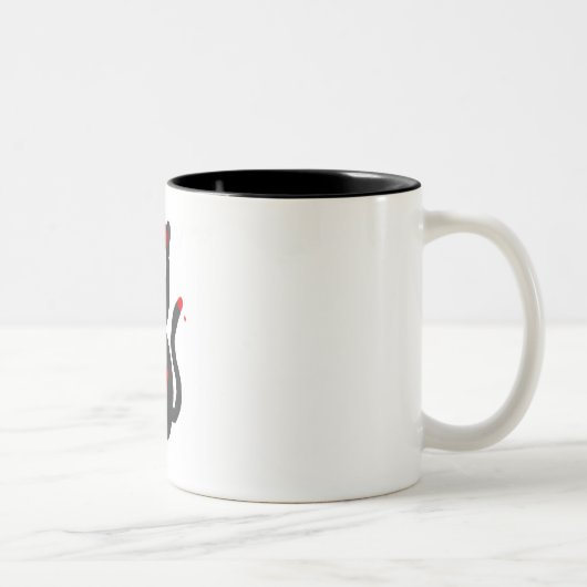 Tasse de coeur noircie par karma de kit de Blaq (Droit)