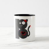 Tasse de coeur noircie par karma de kit de Blaq (Centre)
