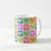 Tasse de coeurs d'amour (Devant droit)