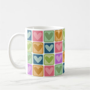 Tasse de coeurs d'amour