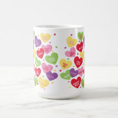 Tasse de coeurs de conversation de Saint-Valentin (Centre)