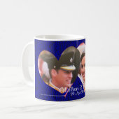 Tasse de coeurs les épousant royaux de William et (Devant gauche)