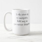 Tasse de Cofee de moustache de secours (Gauche)