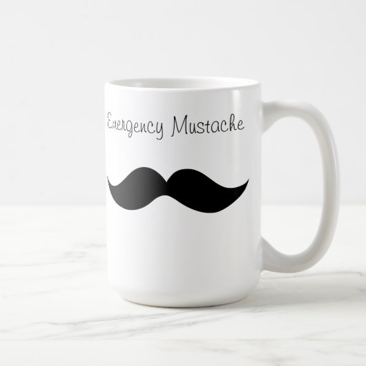 Tasse de Cofee de moustache de secours (Droite)