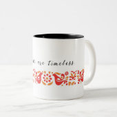 Tasse de Coffe comportant la conception d'amitié (Devant droit)
