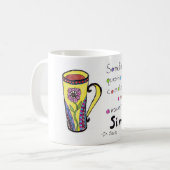 Tasse de Coffe de citation de la vie - les (Devant gauche)