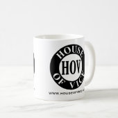 Tasse de Coffe de logo de H O V (Devant droit)