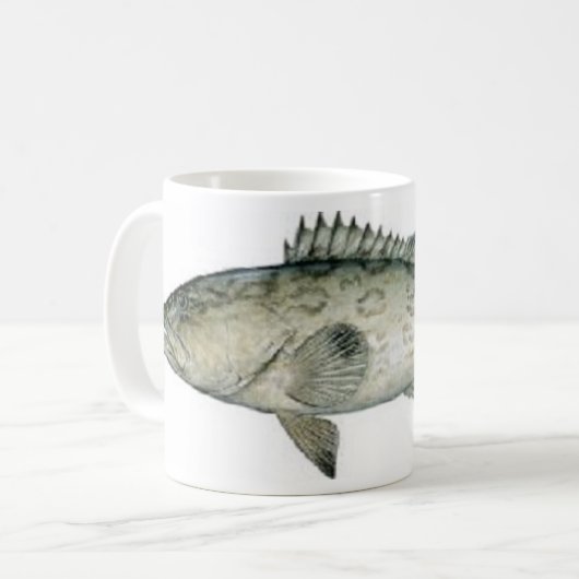 Tasse de coffe de mérou de bâillon (Devant gauche)