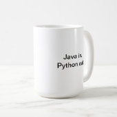 Tasse de coffe de programmeur de python (Devant droit)