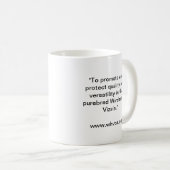 Tasse de coffe de WHVCA (Devant droit)