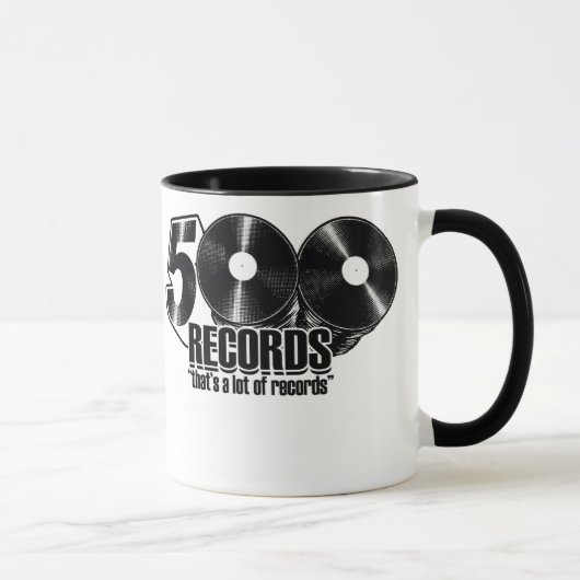 Tasse de Coffe - logo de 500 disques (Droite)