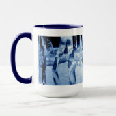 Tasse de Coffe : Peinture en soie originale par (Gauche)