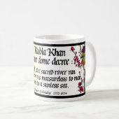Tasse de Coleridge Kubla Khan (Devant droit)
