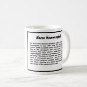 Tasse de colibri de Nazca (Devant droit)