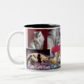 Tasse de collage de chat (Gauche)