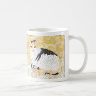Tasse de collage de chat de l'Inde