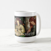 Tasse de collage de femmes de Rossetti (Devant droit)