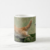 Tasse de collage de golden retriever (Centre)