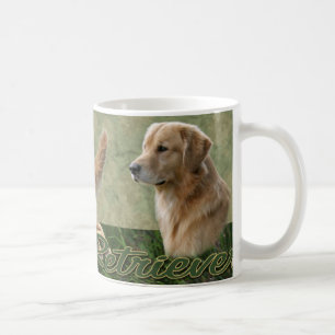 Tasse de collage de golden retriever