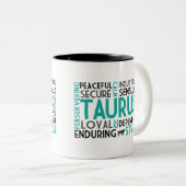 Tasse de collage de mot de Taureau (Devant droit)