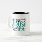 Tasse de collage de mot de Taureau (Devant gauche)