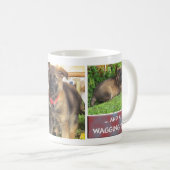Tasse de collage de photo de chien (Devant droit)