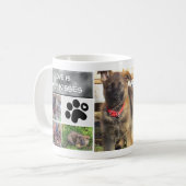 Tasse de collage de photo de chien (Devant gauche)