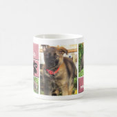 Tasse de collage de photo de chien (Centre)