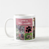 Tasse de collage de photo de chien (Gauche)