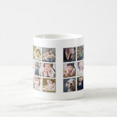 Tasse de collage de photo de portrait de famille (Centre)