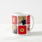 Tasse de collage de photo de Saint-Valentin (Devant droit)