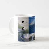Tasse de collage de surfer (Devant gauche)