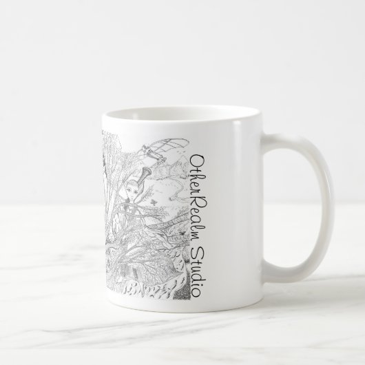 Tasse de collage d'imaginaire et de mythe (Droite)