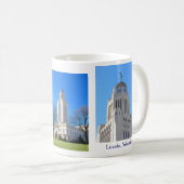 Tasse de collage la capitale de l'État du Nébraska (Devant droit)
