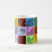 Tasse de collage par la marguerite (Centre)