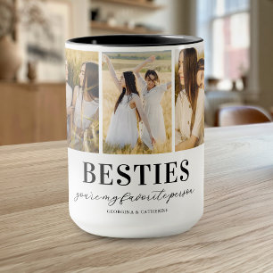 Tasse de collage photo d'amitié Besties 5