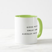 Tasse de collègue de travail humoristique bonne hu (Devant droit)