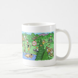Tasse de colonie de vacances d'enfants